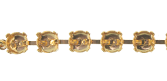 Bracelet Setting #7830 Gold for Chaton SS29 Stones (10 Pieces) 